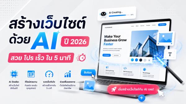 สร้างเว็บไซต์ปี 2026 ด้วย AI: จากหน้าเว็บนิ่งๆ สู่ประสบการณ์ที่ปรับเปลี่ยนตามใจผู้ใช้