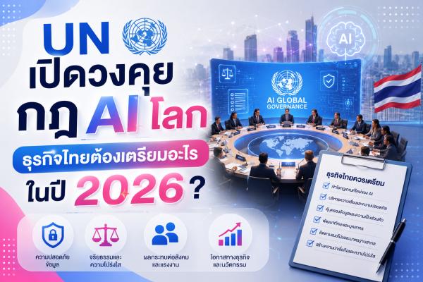 UN เปิดวงคุยกฎ AI โลก ธุรกิจไทยต้องเตรียมอะไรในปี 2026
