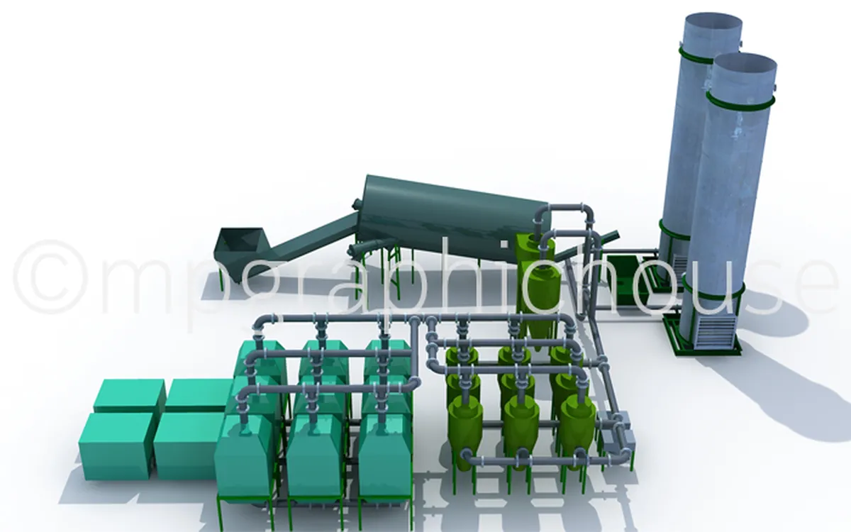 Machine 3D Graphic